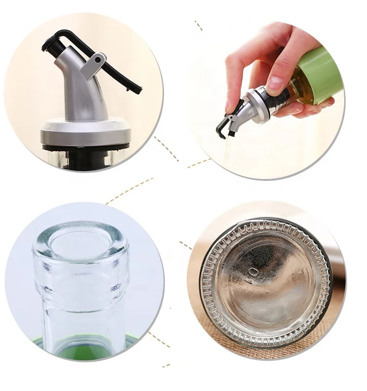European Style New Design Oil & Vinegar Glass Bottle for Kitchen