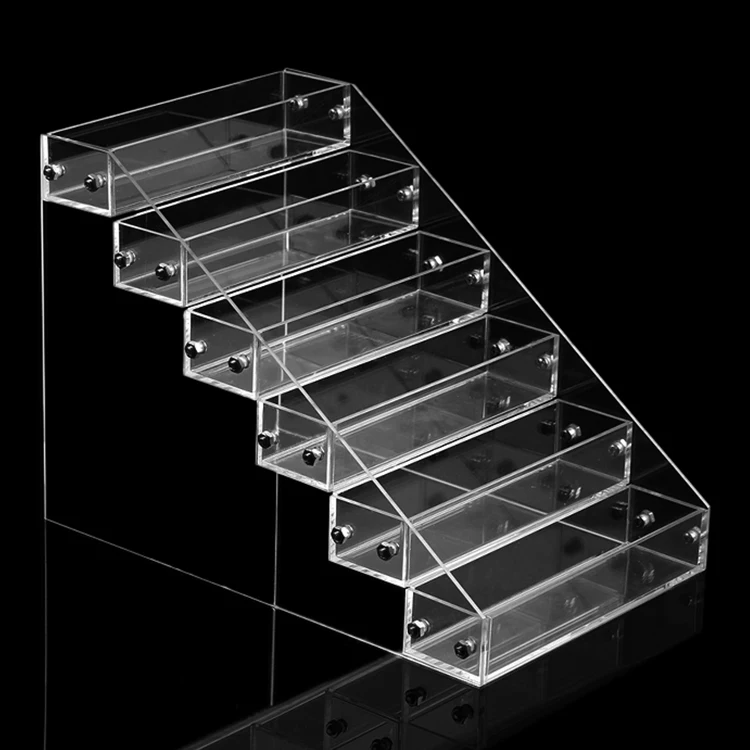 4 Layers Clear Acrylic Nail Polish Display Stand