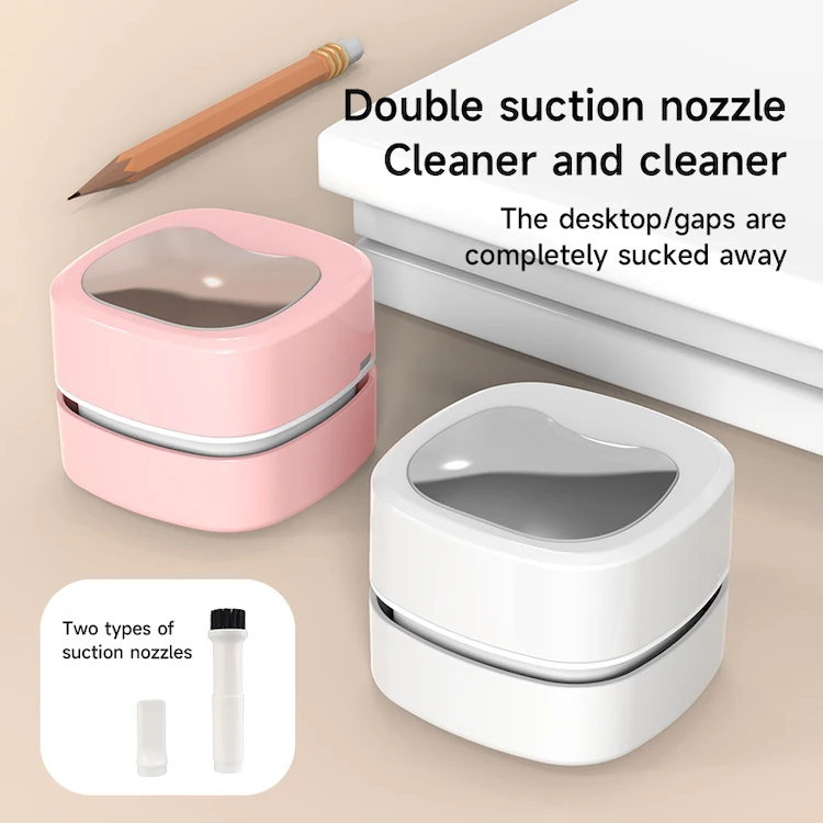 Mini Table Portable Wireless Vacuum Cleaners Computer Keyboard Desk Cleaner for Student and Kids