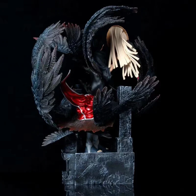 2021 Hot sale 36CM GK Uchiha Itachi action figure Crow Scene statue PVC model toy for gifts with great price