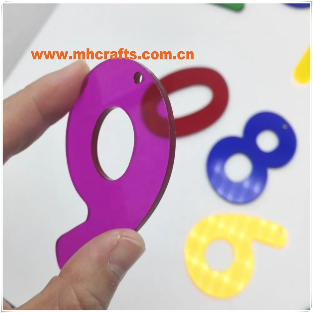 Эхо дружественные лазерные Вырезанные Акриловые буквы и цифры для детского образования буквы алфавита нижний регистр