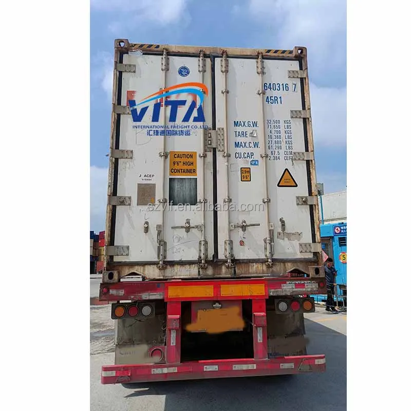 Refrigerated Container Reefer Container 40 Feet Second Hand Shipping From Ningbo Shanghai Qingdao
