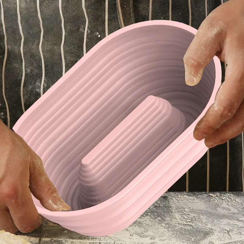 Silicone bread rising basket Baking dough fermentation bowl folding high temperature resistant large capacity