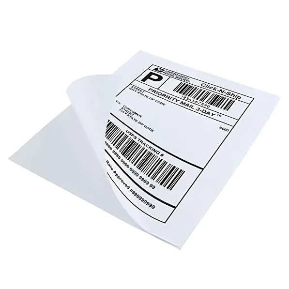 Waterproof with quick drying a4 140g glossy silver metal texture printable Vinyl inkjet label paper stickers