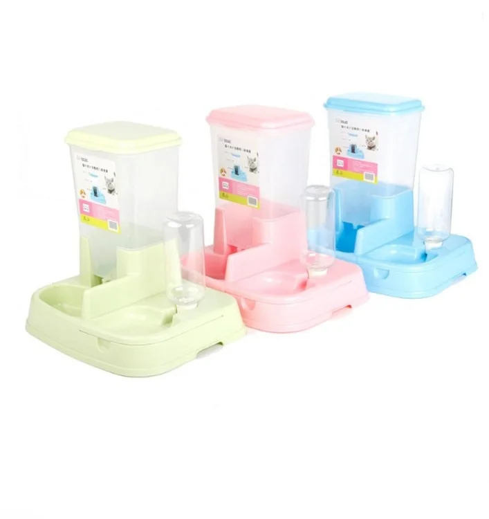 Amazon hot sell  Pet Automatic Feeder Dispenser/ Dog Cat Food and water Combo/Factory low price wholesale
