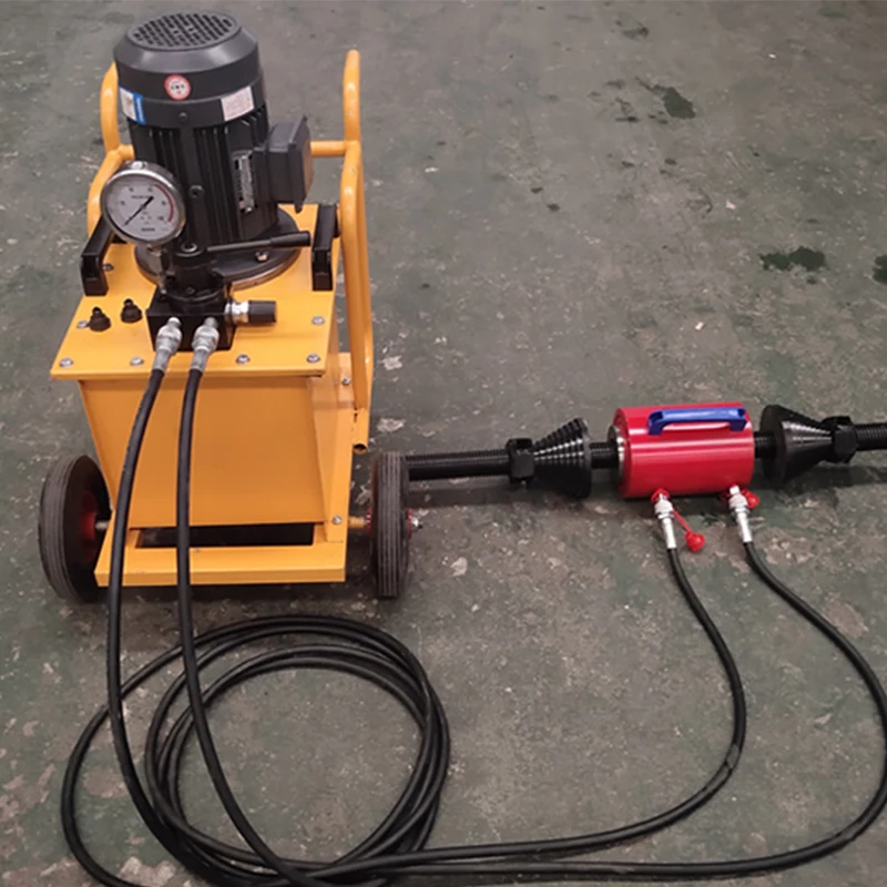 Construction Tool Electric Hydraulic Portable Track Pin Press And Bush Excavator Track Link Pin Press 100 Ton Track Pin Press