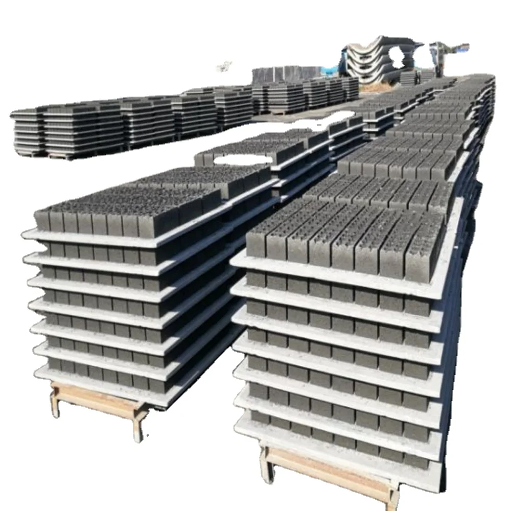 High Quality Plastic GMT Fibre Wood PVC Pallet for Concrete Block Making Machine Brick Pallets