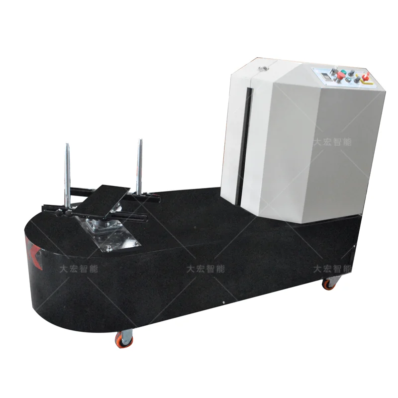 Airport packing machine of kids travel bags luggage wrapping machine packaging machine for luggage