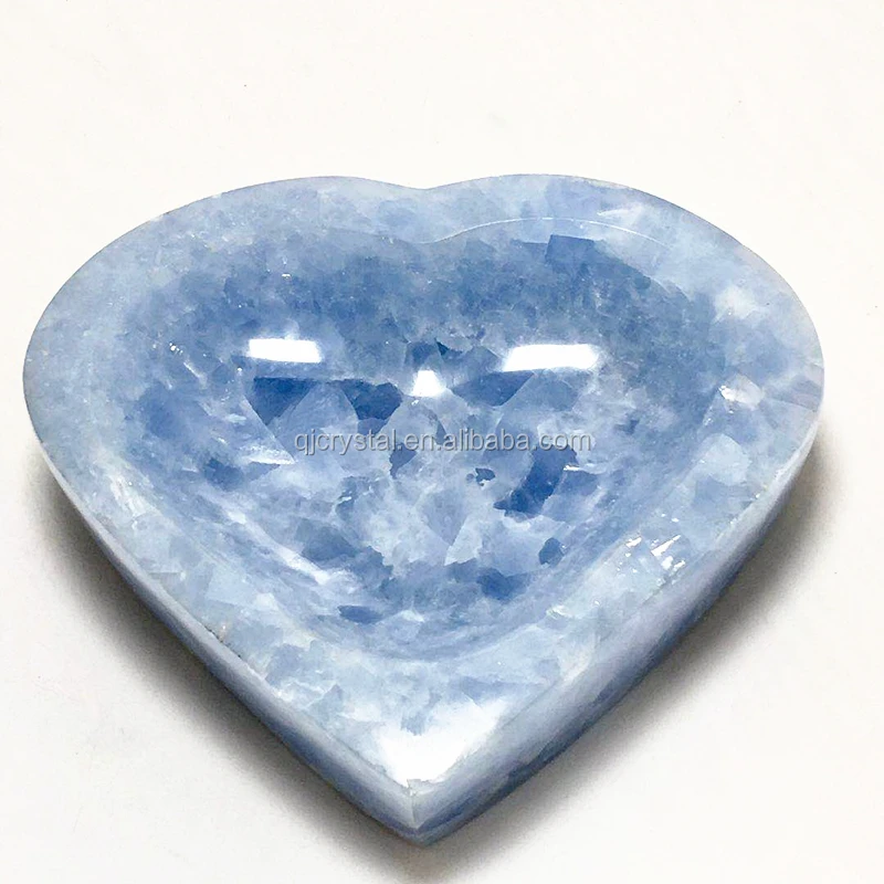  Синяя чаша Celestite оптовая продажа из натурального синего Кальцита декоративная для исцеления