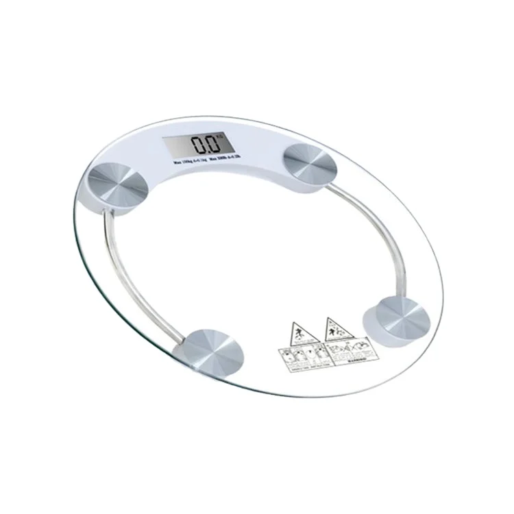 Keep fit glass digital body scale/human weighing scale