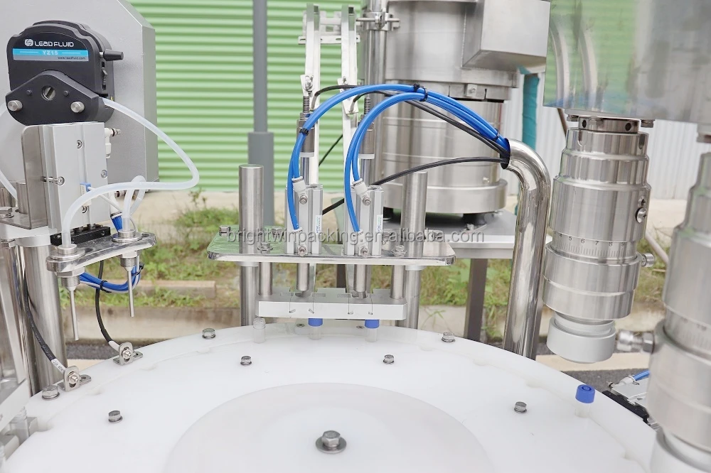 automatic ivd reagent tube filling capping sealing machine