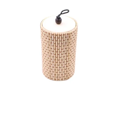 Mini Handmade Bamboo  Jewelry Box Organizer Storage Case