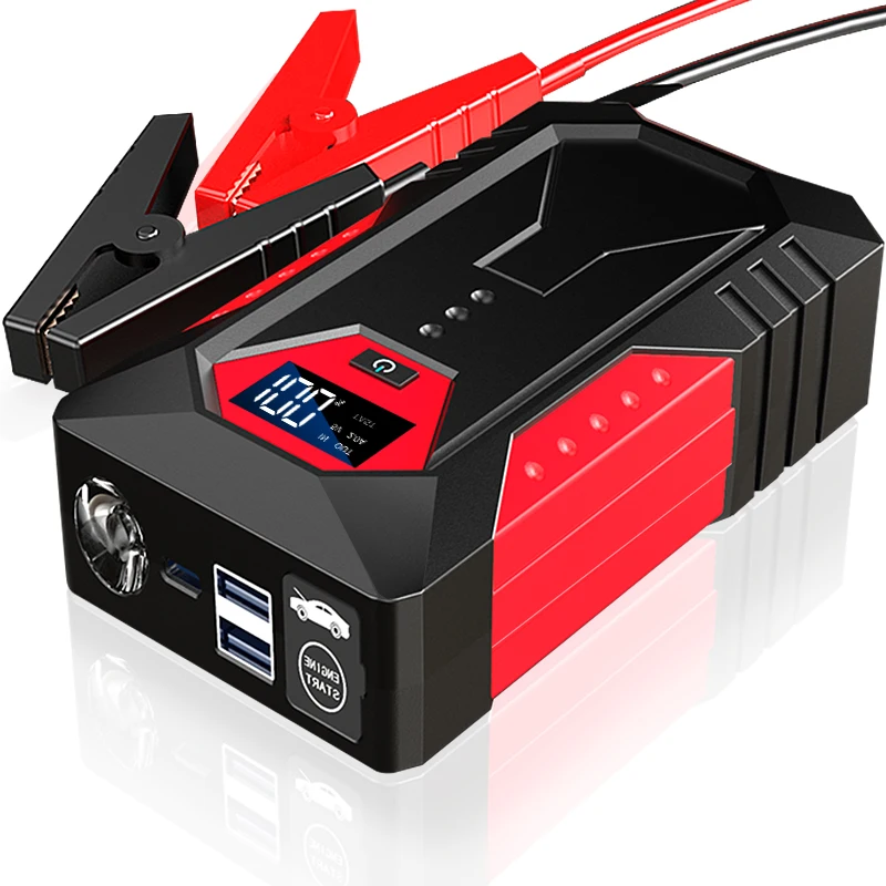 Sharmeal Factory 3 In 1 1750A Portable Utrai Super Capacitor Car Battery Jump Starter