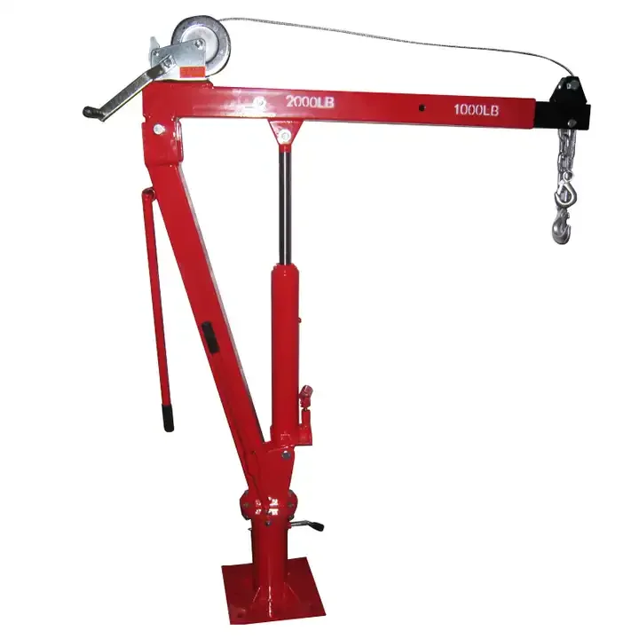 Hydraulic Lifting Electric Manual Winch Crane Pickup Truck Mounted Crane