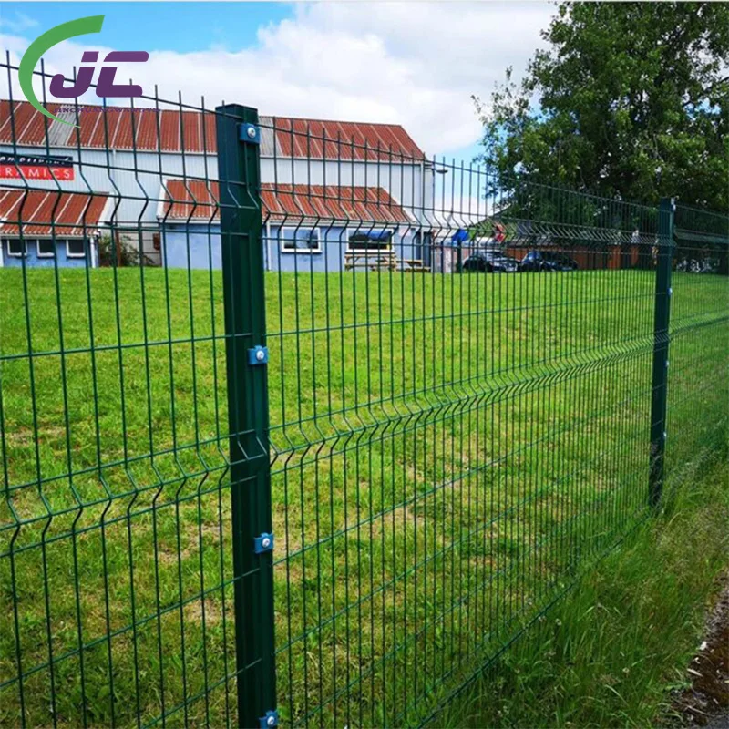 Легкосборная 8-футовая сетчатая панель из железной проволоки 3D-изогнутый забор для ранчо и двора ограждение периметра с решетчатыми воротами 3D-моделированием