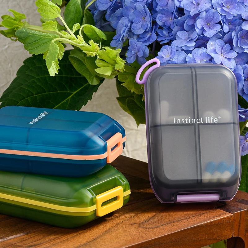 Fashion Custom Portable Pill Box Tablet Pillbox Dispenser Medicine Boxes Small Weekly Travel Pill Organizer Case