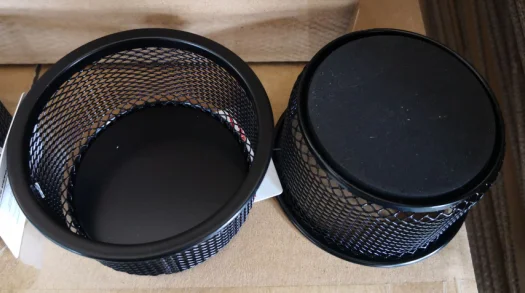 
Hot Design Fashion Desk Organizer Stackable Metal Wire Mesh Paperclips Holder 