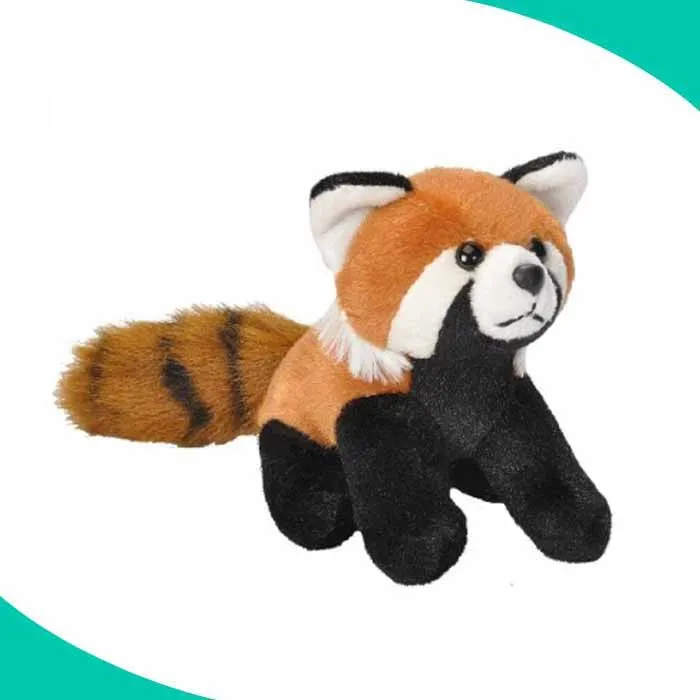 Оптовая продажа индивидуальная мягкая игрушка панда с длинным хвостом и глубоким ворсом