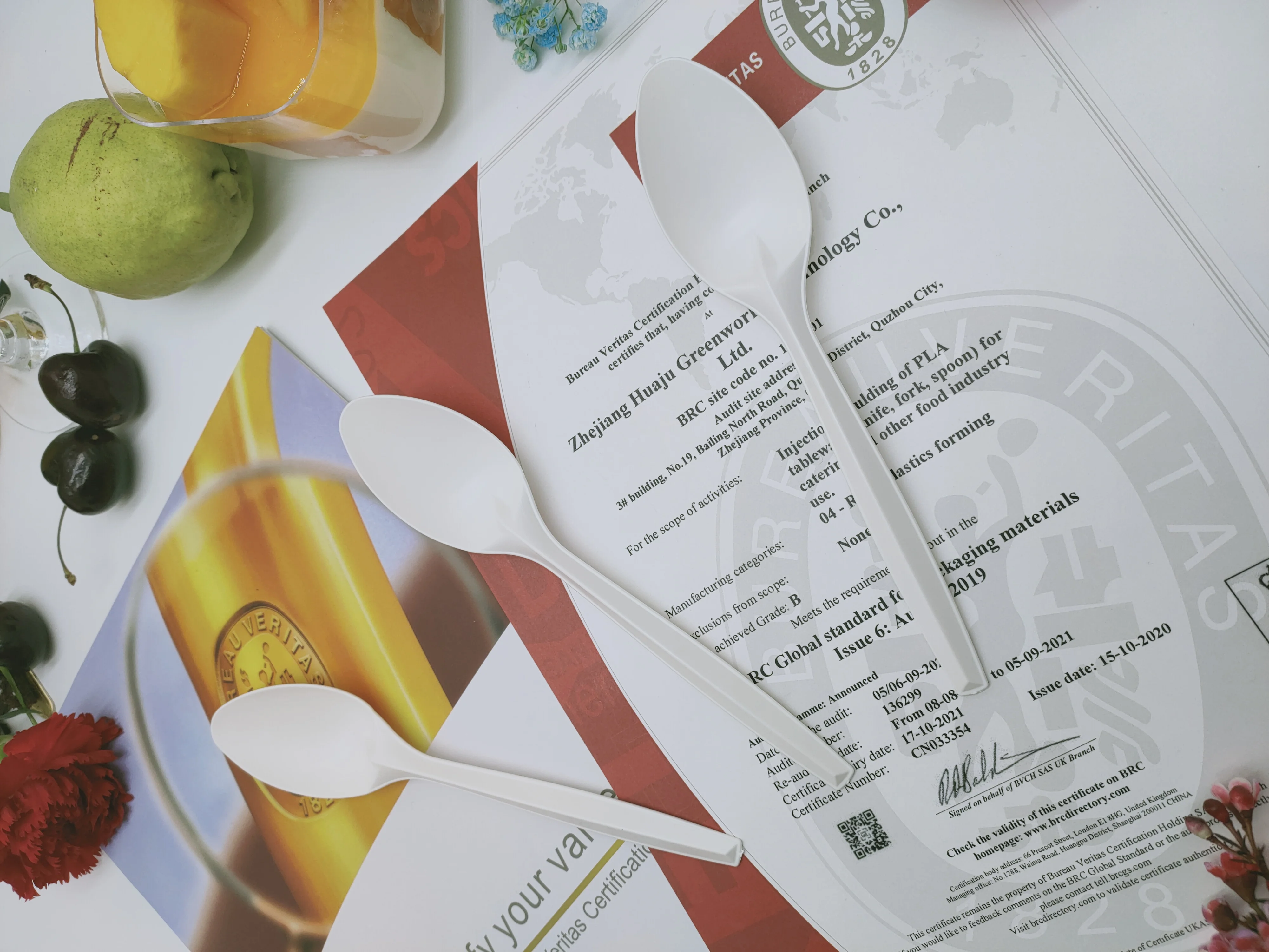 2021 GreenWorks Cornstarch Disposable Ice Cream Yogurt Spoon For Sale tableware sets