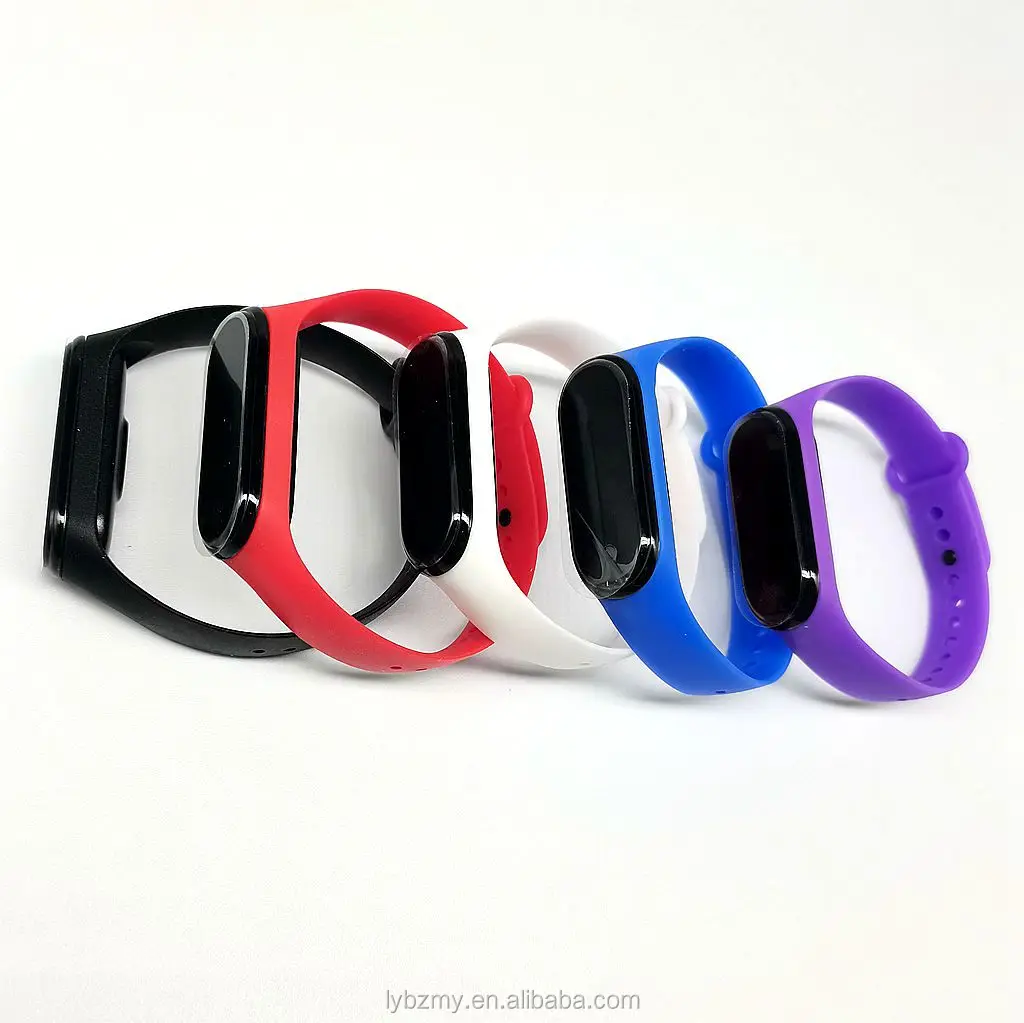 
Hot selling silicone watch silicone sports bracelet touch screen digital watch 