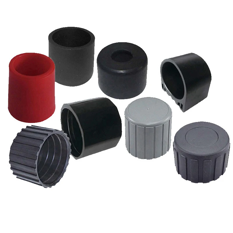 Fitness Equipment Accessories Plastic Round Pipe Sleeve Foot Pad Pipe Protective Sleeve Bushing