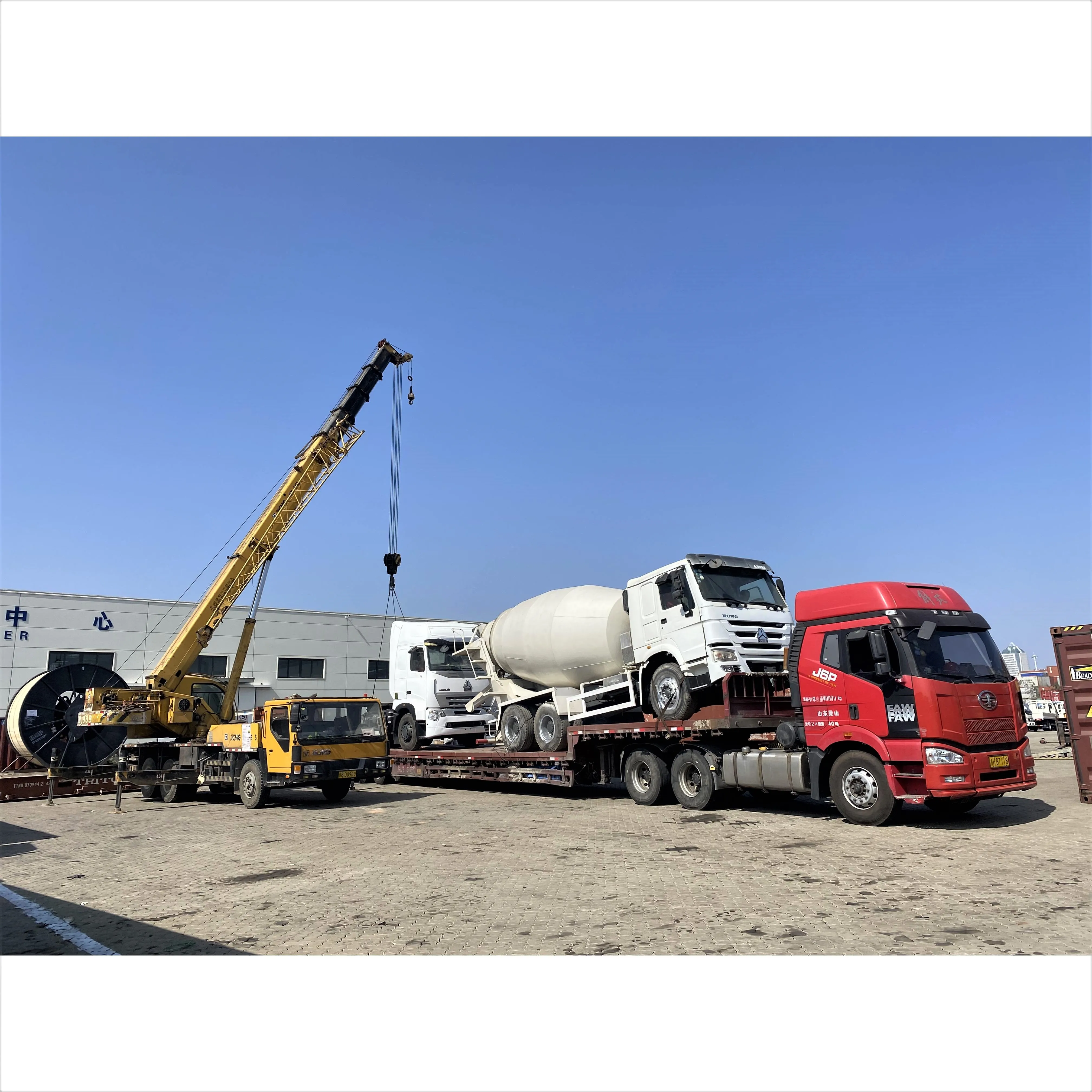 Б/у и б/у Бетономешалка Howo 12 кубический sinotruck для