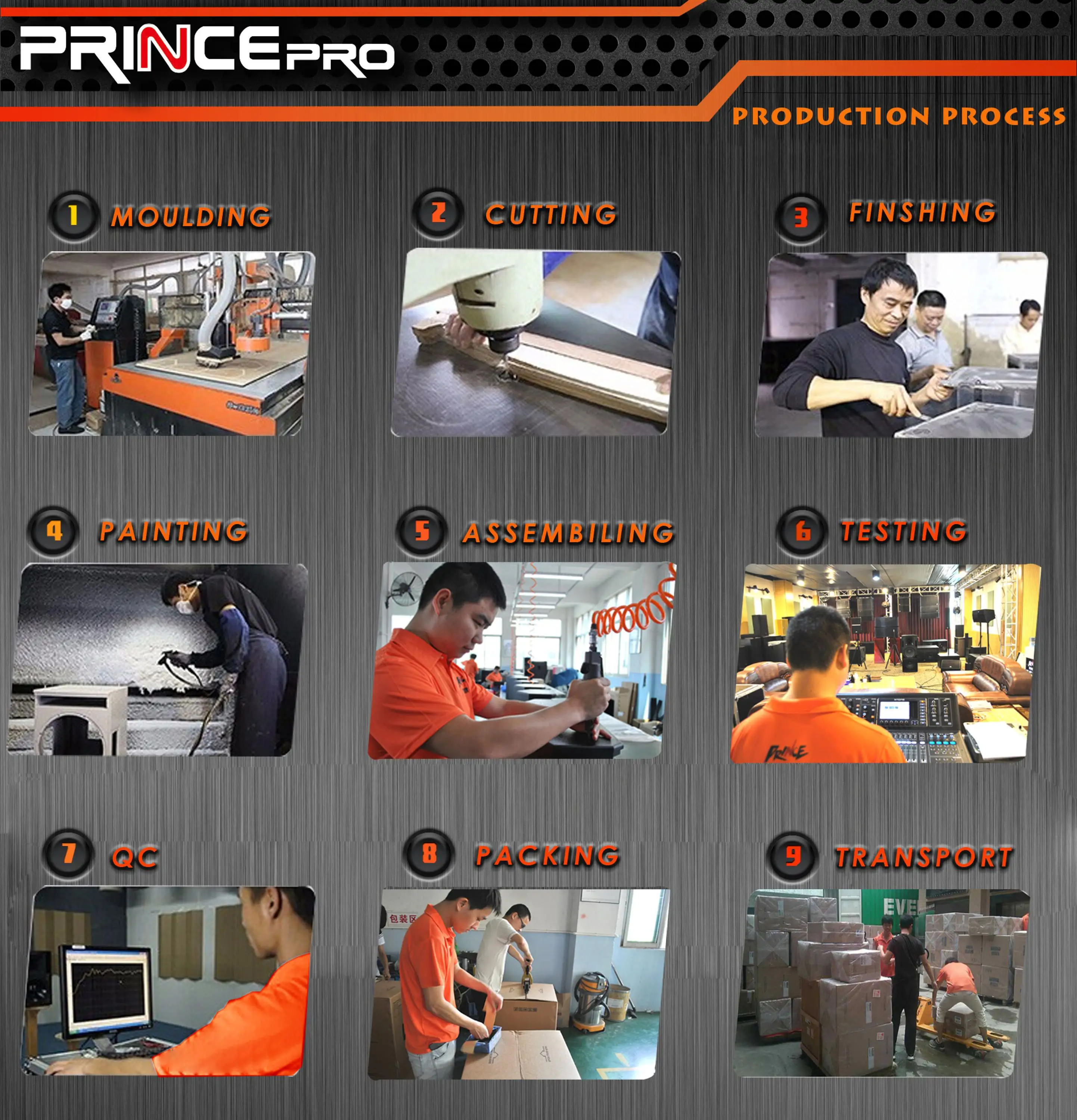 Professional Three-Way Long Throw Stadium Speaker