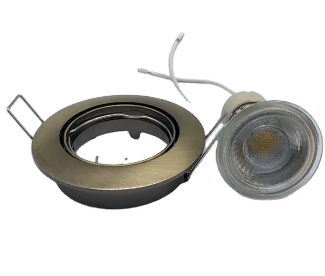 Round gu10 led die casting recessed bedroom ceiling light cob ceiling light fixture