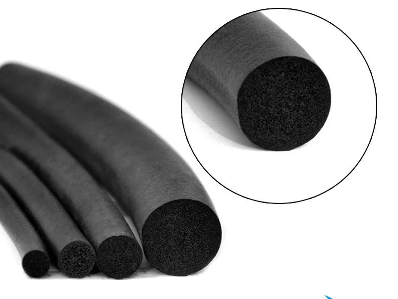 Various OEM Extruded Profiles Silicone Rubber Seal Strip for glass door window gaps