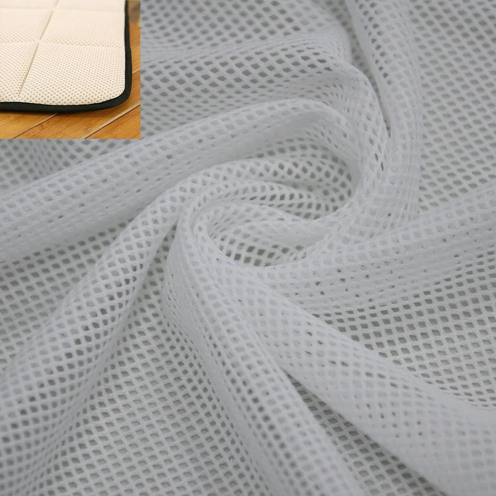 Suzhou meidao 2*2 mesh fabric 100% polyester 4 way stretch fabric for mesh tops mesh chair Sportswear School Uniform Lining