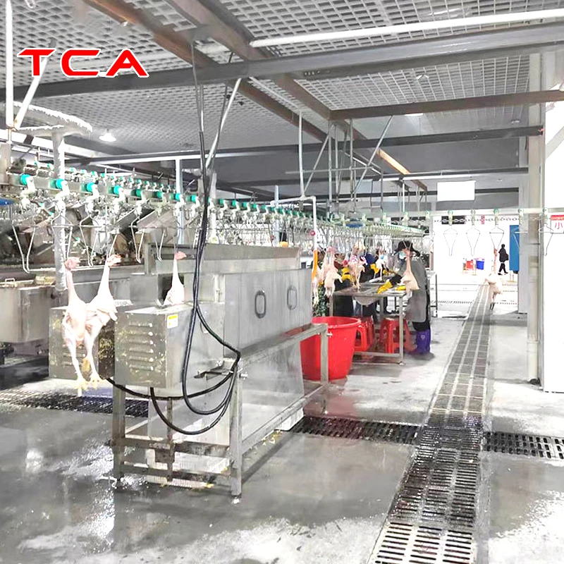 Chicken Slaughtering Automatic Production Line For Slaughterhou Poultry slaughtering  poultry food machine making machine