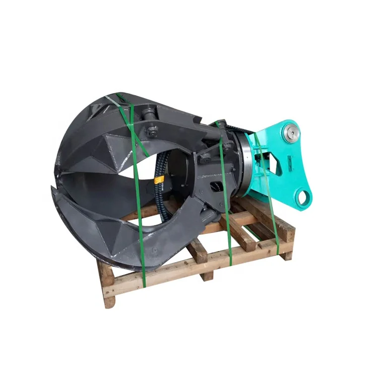 Crane hydraulic bucket grapple for wood clamshell scrap electric orange peel rope iron gripper excavator