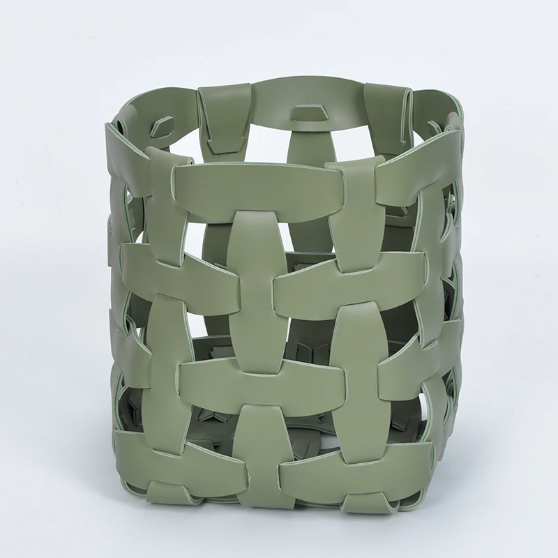 Nordic hand-woven waste paper basket bedroom dressing table put clothes artifact storage basket dirty clothes basket