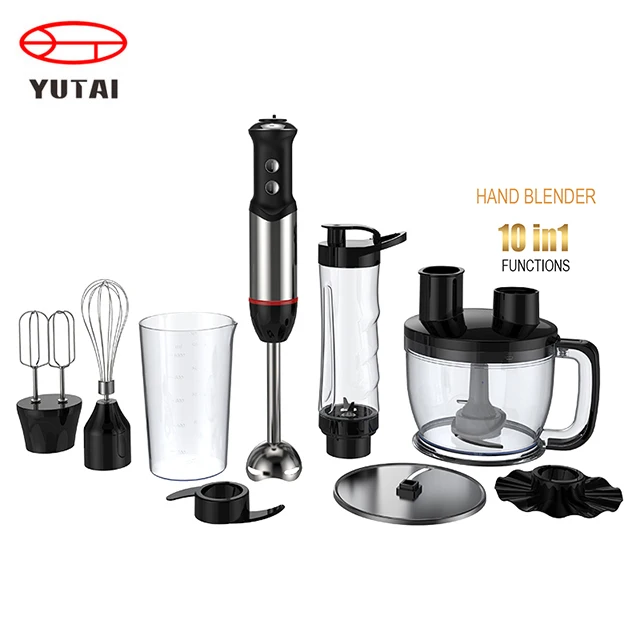 Коммерческий кухонный блендер из нержавеющей стали, погружной ручной блендер с измельчителем