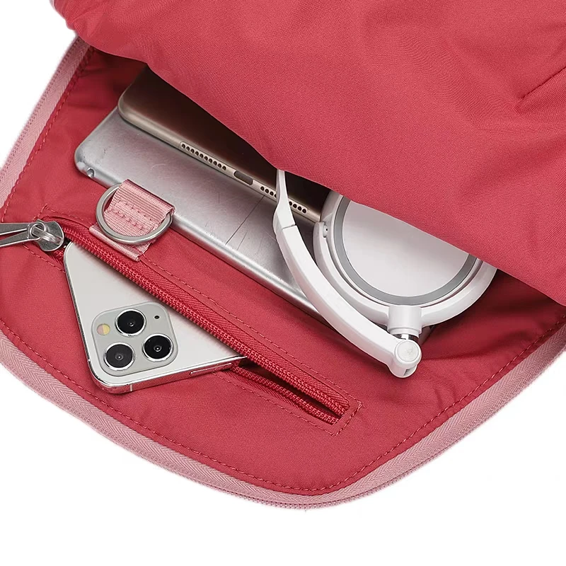 Fashion Pink Backpack Bag And Handbag For Women 2024 Mini Backpacks School Bags