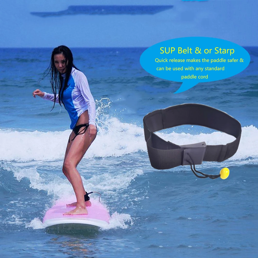 Surfboard Belt QR Strap Quick Release Stand Up Paddle Board Compatible SUP Foot Rope Safety Belt