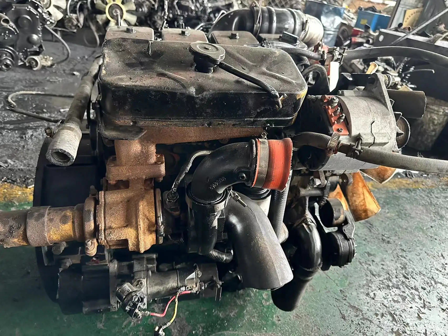 Хорошее состояние полный двигатель cummins 4BT Подержанный 3 9 л дизельный грузовик