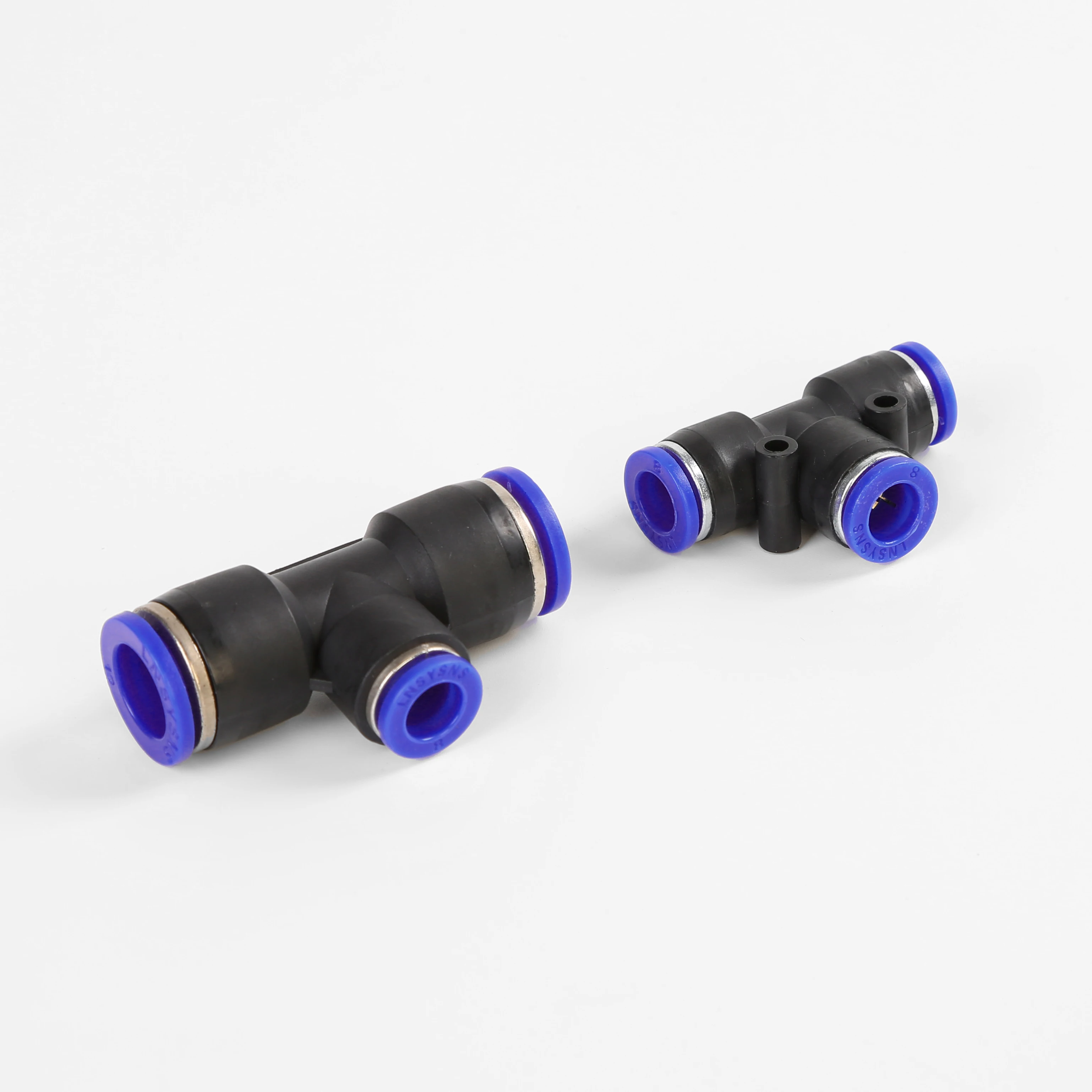 All Pneumatic Catalog PEG/PGT 10-10-6 Unequal Tee Pneumatic T-type Three Way Reducer Push In Fittings