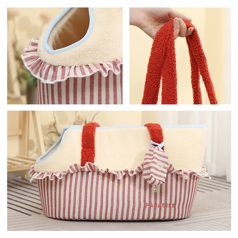 Manufacturer Wholesaler Outdoor Adjustable Folding Portable Travel Hiking Walking Pet Cat Puppy Carrier Bag