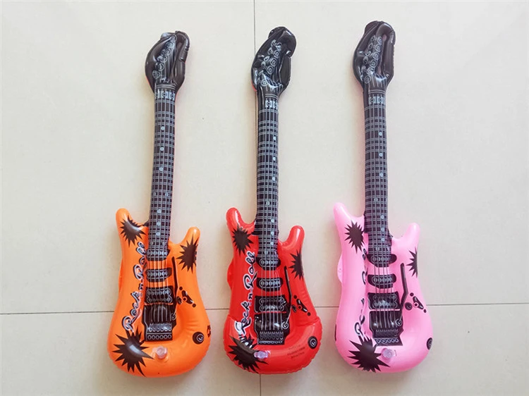 Best Selling Custom Inflatable Guitar Toys For Fun