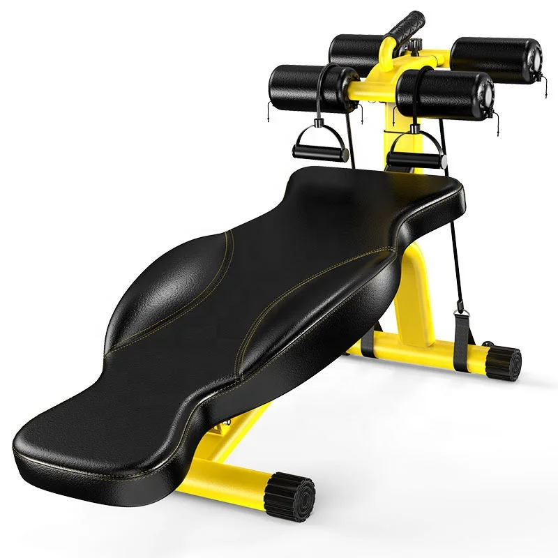 Foldable Ab Exercise Sit Up Benches Abdominal Workout Machine For Full Body Strength Training Home Gym Equipment
