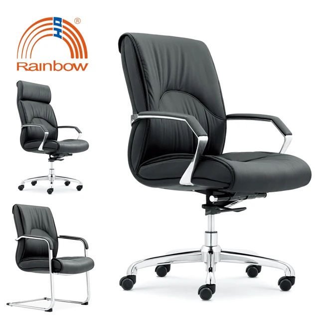 CV-F103BS  Rainbow chair conference office chair white color DUBAI