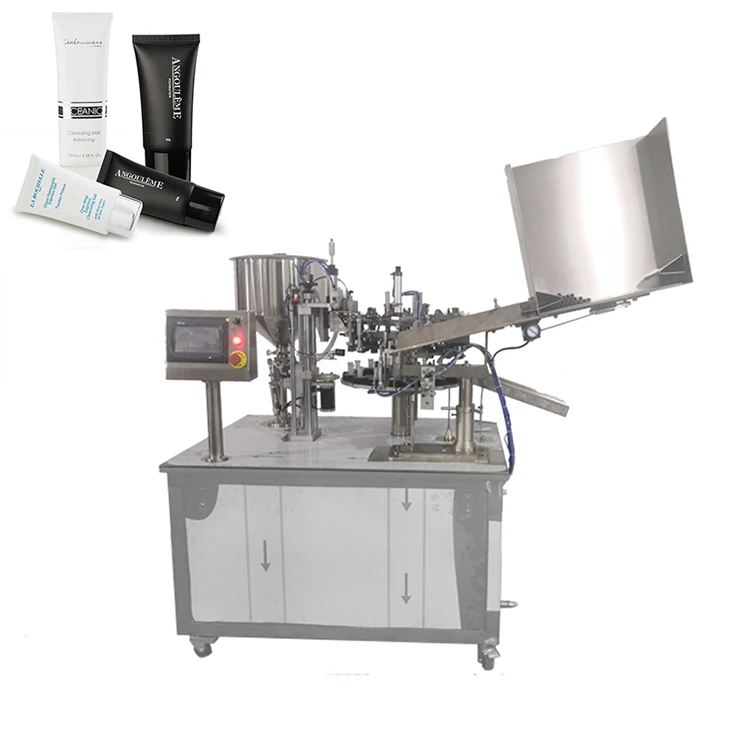 Automatic tube closing machine filling machine for hand cream tube