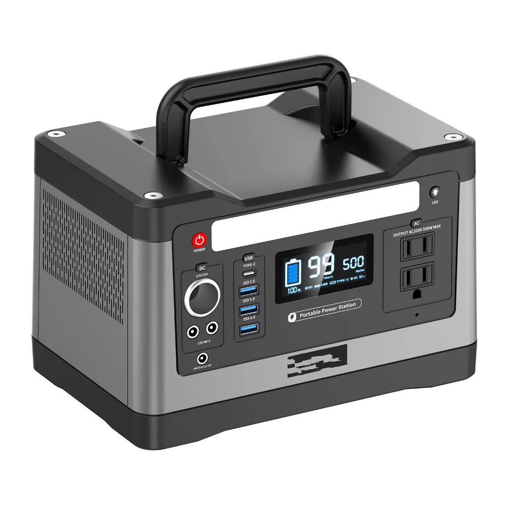 US UK CA FR DE JP market 500W mini portable power station solar power generator