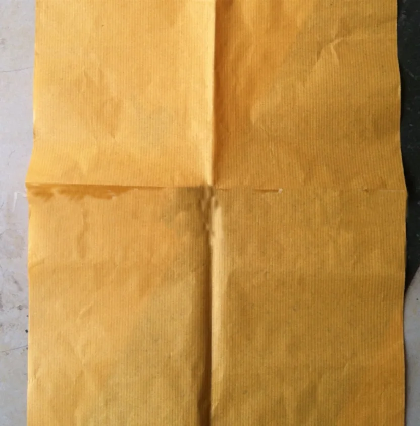 Golden Brown Ribbed Kraft Paper in rolls sheets