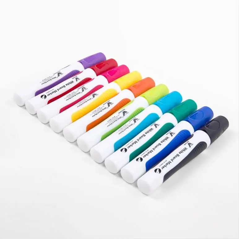 Europe New design high quality dry erase whiteboard marker pen with comfortable rubble grip