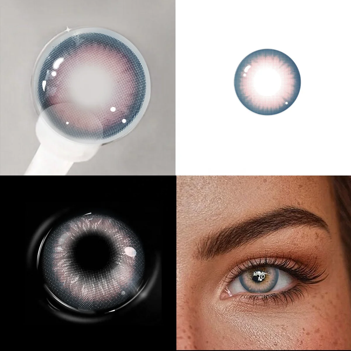 2024 Lady Color yearly Contact Lens Wholesale Natural Colors Eye Fashion Natural soft Colored Contact Lenses