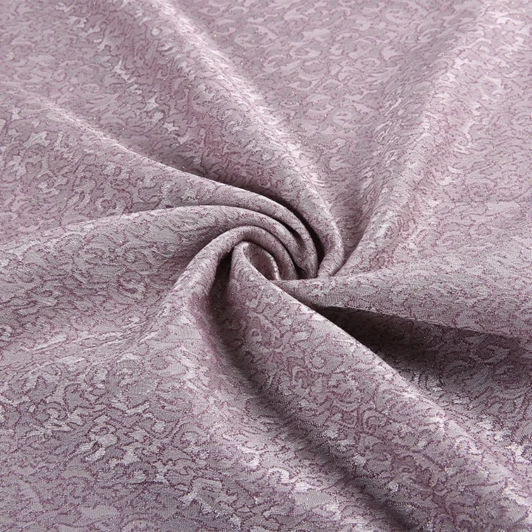 Africa catiionic yarn dyed woven damask jacquard 100% polyester fabric names for dress