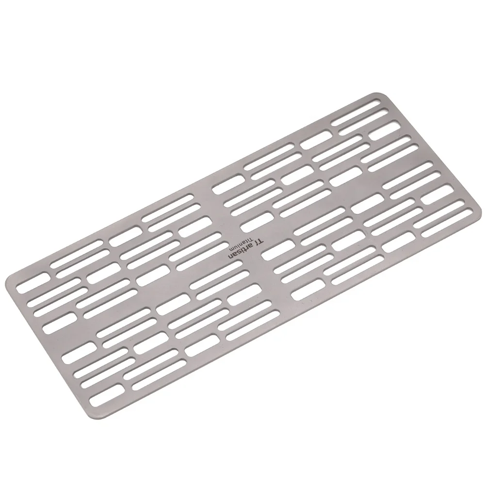 Titanium Grill the Original Ultralight Titanium Bushcraft Grill and Pouch