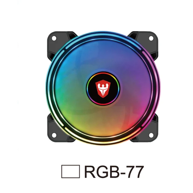 Зат (RGB-77) мы работаем по OEM цветная (RGB) Вентилятор 120 мм компьютер охлаждения с сигналами красного зеленого и синего цвета РЧ пульт дистанционного управления Скорость светодиодный